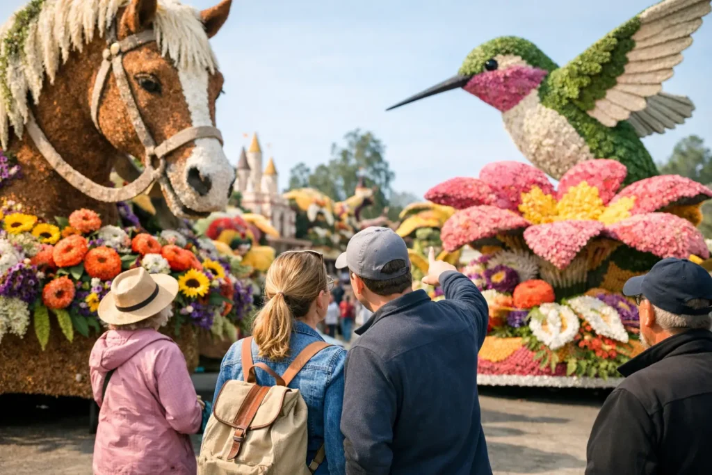 Post Parade Float Viewing Tour Guide